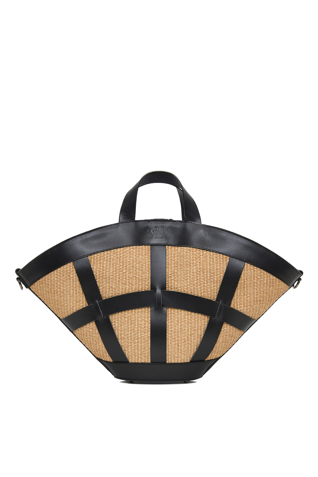 Shopper bag in natural straw and black leather knitted straps. Two top handles, inner pockets and an adjustable shoulder strap. Handmade in Athens, Greece The Holy Bag
Χειροποίητη shopper γυναικεια τσάντα από ψάθα και δέρμα με top handles και αποσπώμενο λουράκι ώμου.  The Holy Bag