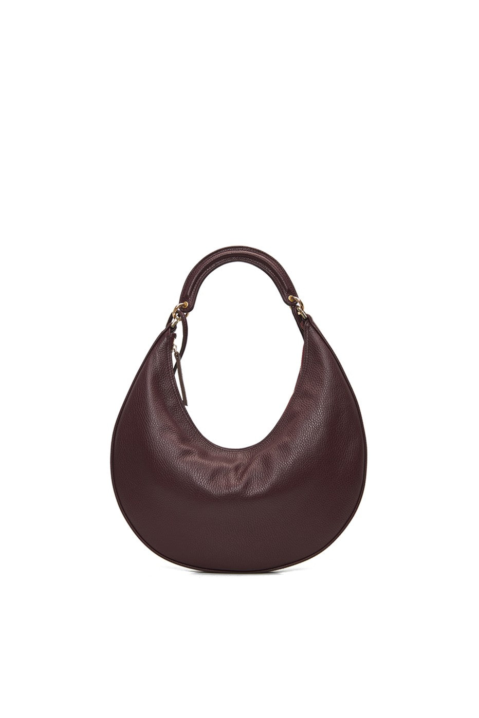 Hobo leather bag with zipper, Rita