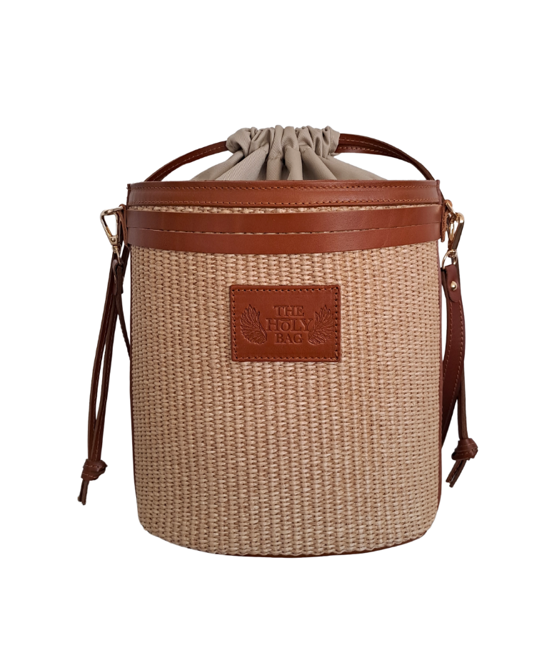 Bucket Bag with a drawstring pouch, Demetra - The Holy Bag