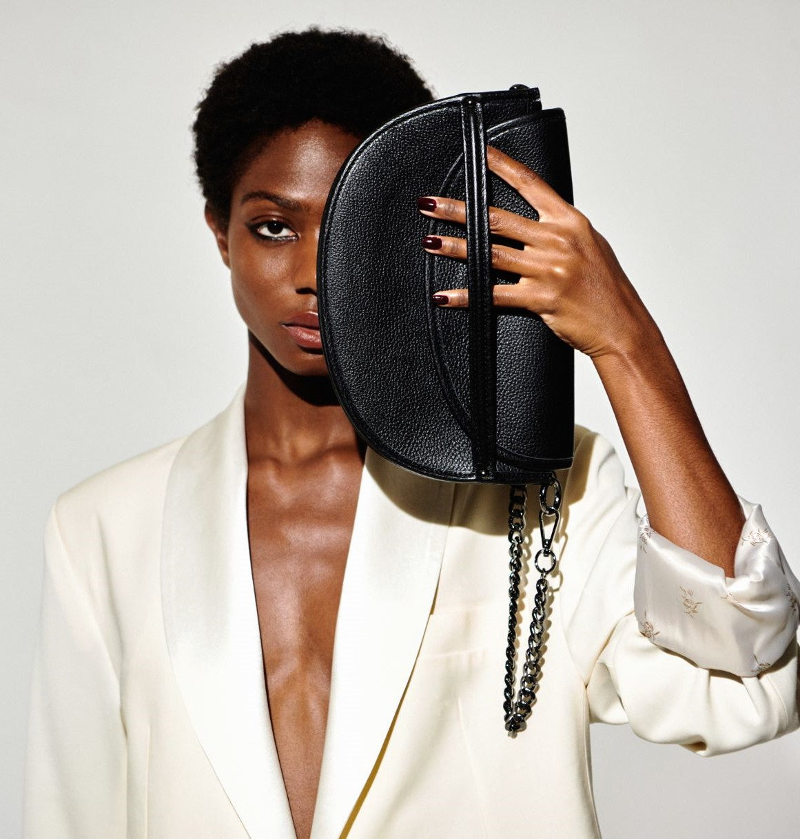 Leather shoulder bag, Jean