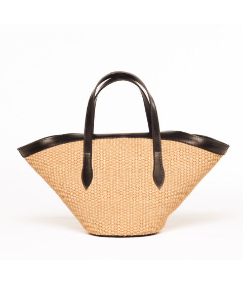 Small shopper in asymmetrical flap, Hestia mini - The Holy Bag