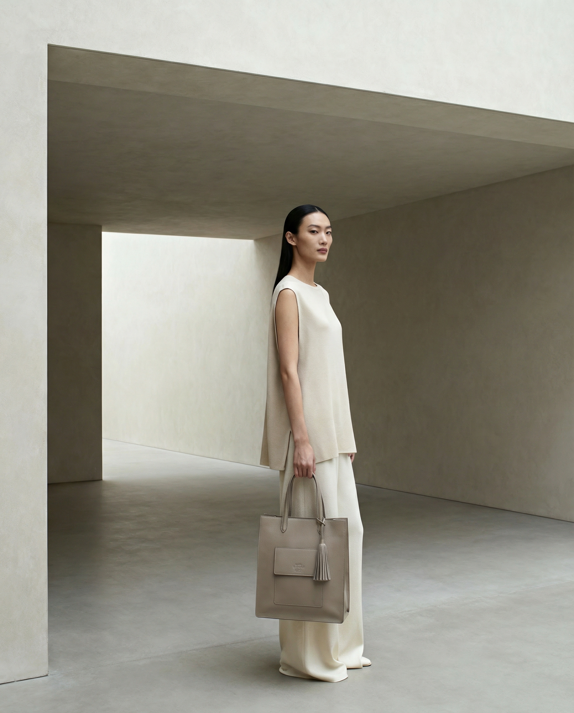 Unisex Leather Tote Bag, Achelois