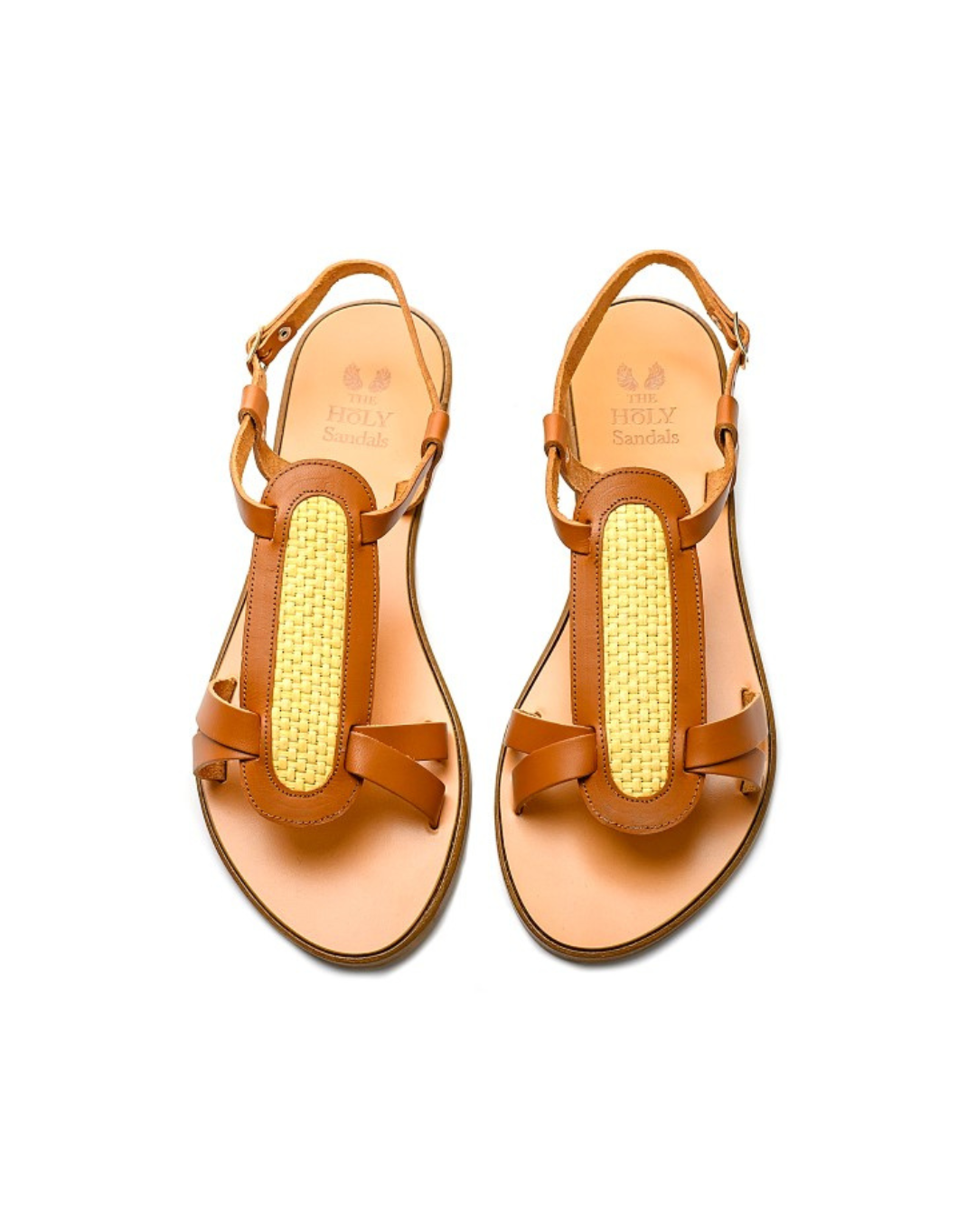 SYRINX Sandals, Tabac - The Holy Bag
