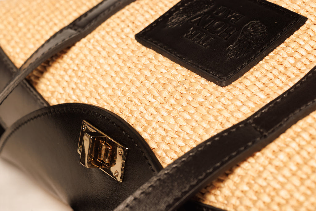Small shopper in asymmetrical flap, Hestia mini - The Holy Bag