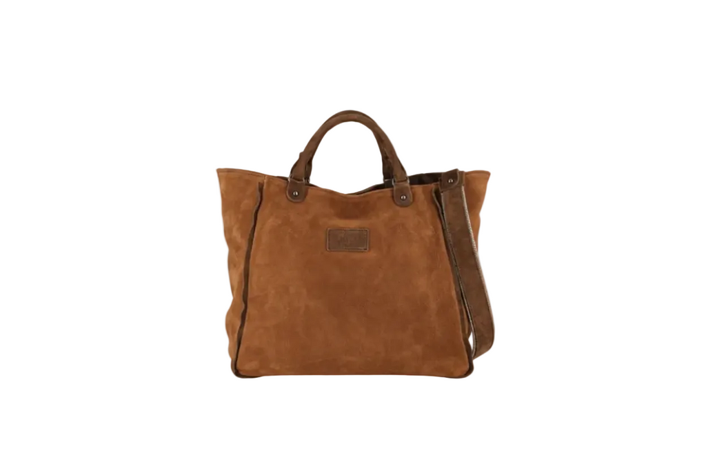Kirke Big Tote Bag in Suede