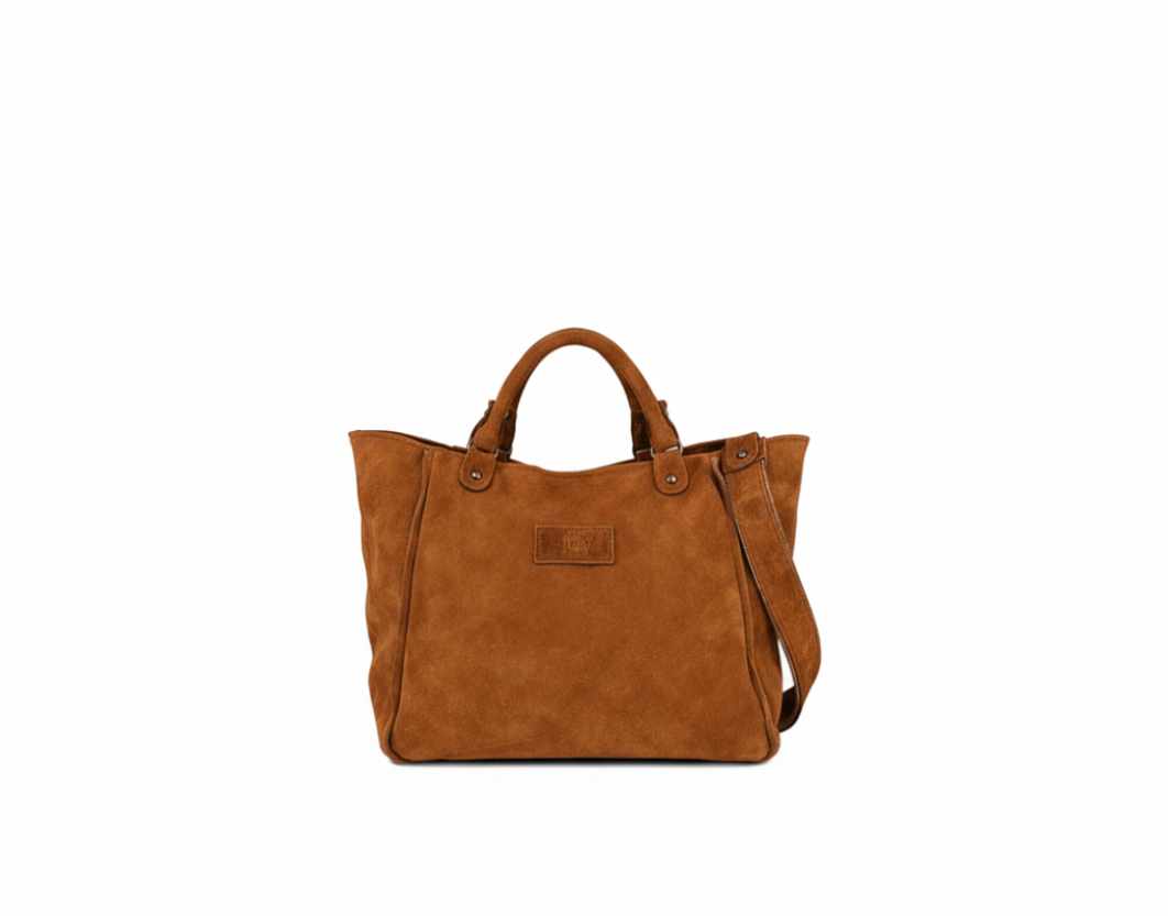 Kirke Small Tote Bag in Suede