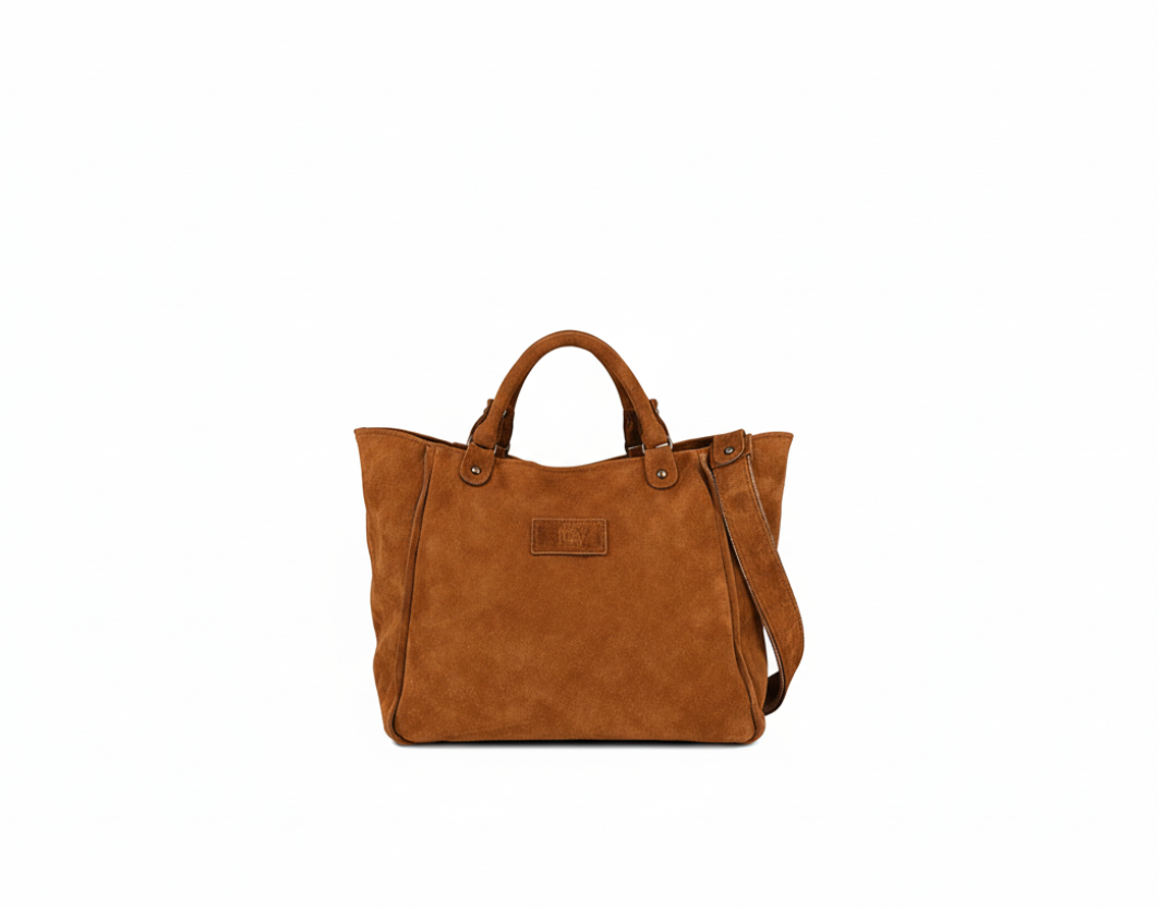 Kirke Small Tote Bag in Suede