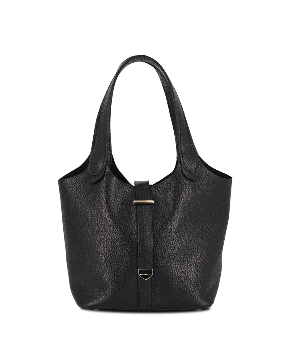 Mini leather shopper bag with metallic details The Holy Bag
Μίνι shopper τσάντα με μεταλλικές λεπτομέρειες The Holy Bag