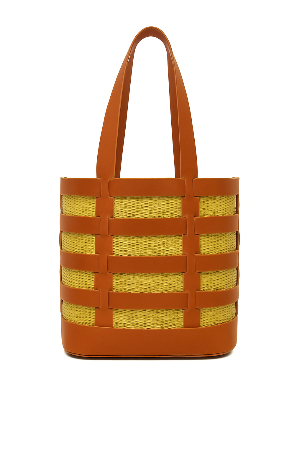 theholybag shopper τσάντα ώμου από ψάθα και δέρμα, χειροποίητη, με αποσπωμενη εσωτερική θήκη. Κλείνει με μαγνήτη.