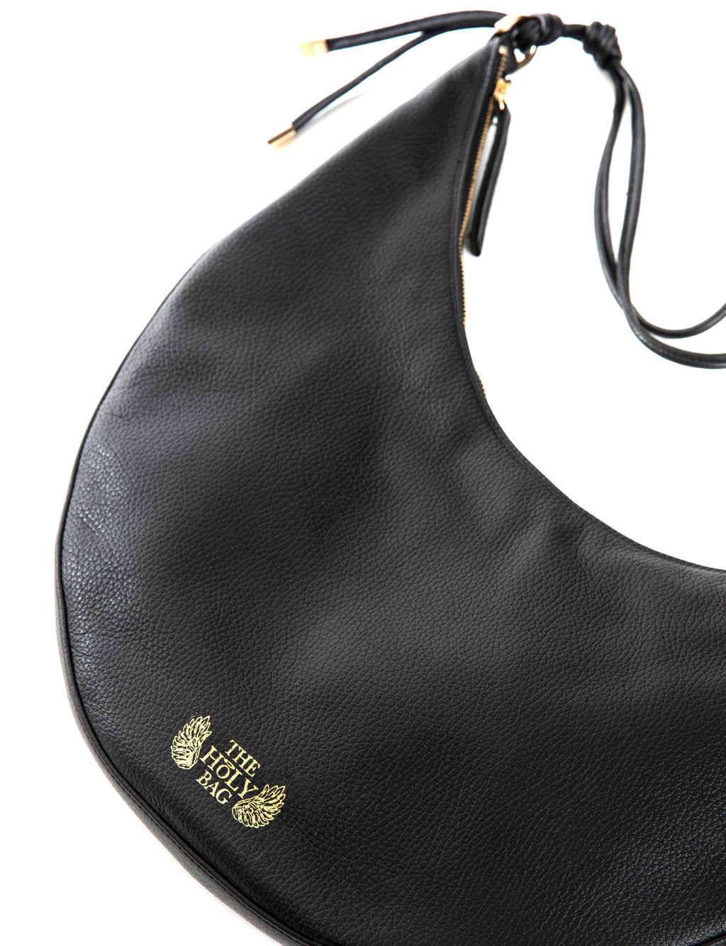 The Holy Bag Leather hobo bag with zipper closure, Sophia