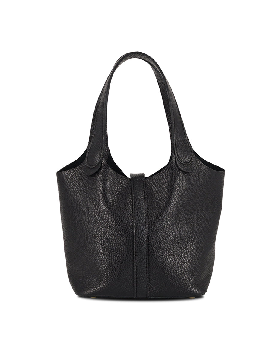 Mini slouchy leather shopper bag with metallic details The Holy Bag
Μίνι shopper τσάντα με μεταλλικές λεπτομέρειες The Holy Bag