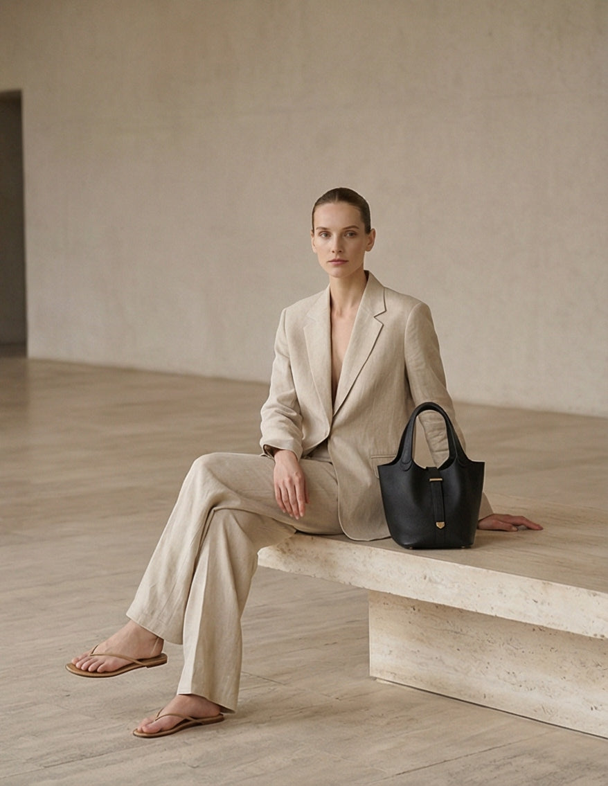 Mini slouchy leather shopper bag with metallic details The Holy Bag
Μίνι shopper τσάντα με μεταλλικές λεπτομέρειες The Holy Bag