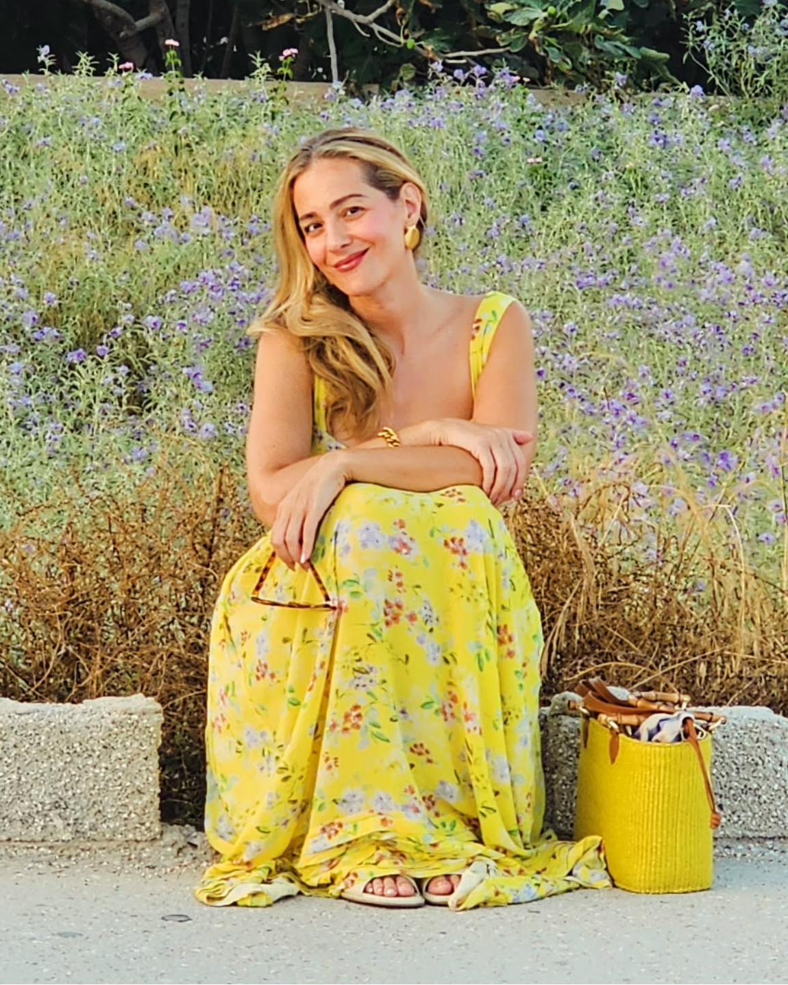 Athena Bucket Bag in Bamboo handles