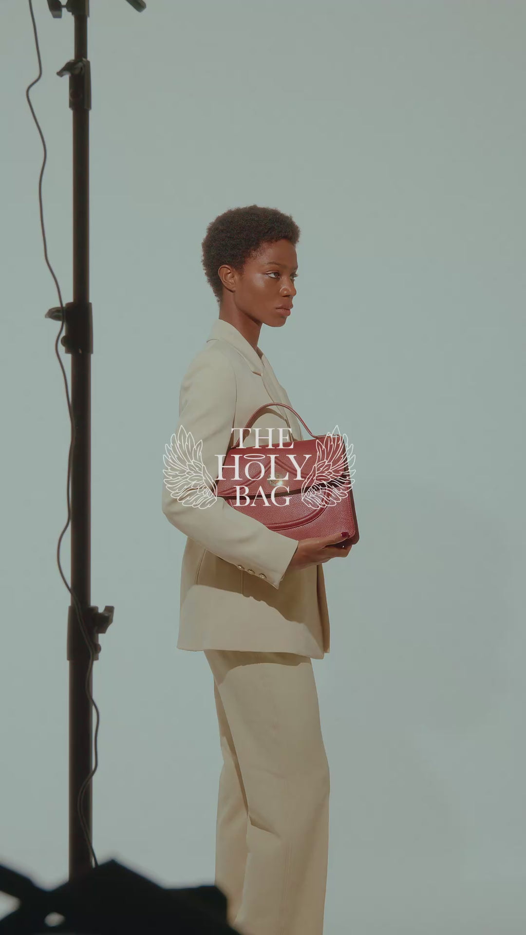 Leather tote bag, Ingrid