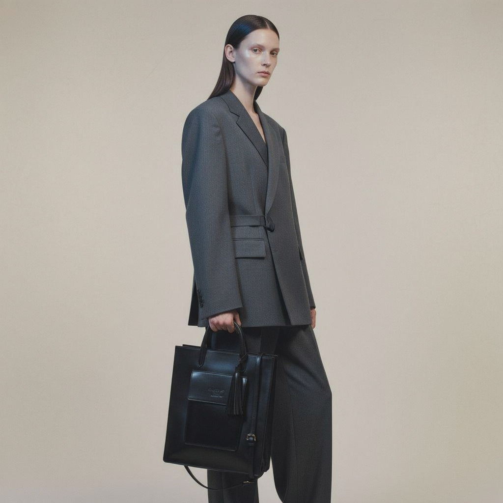 Unisex Leather Tote Bag, Achelois