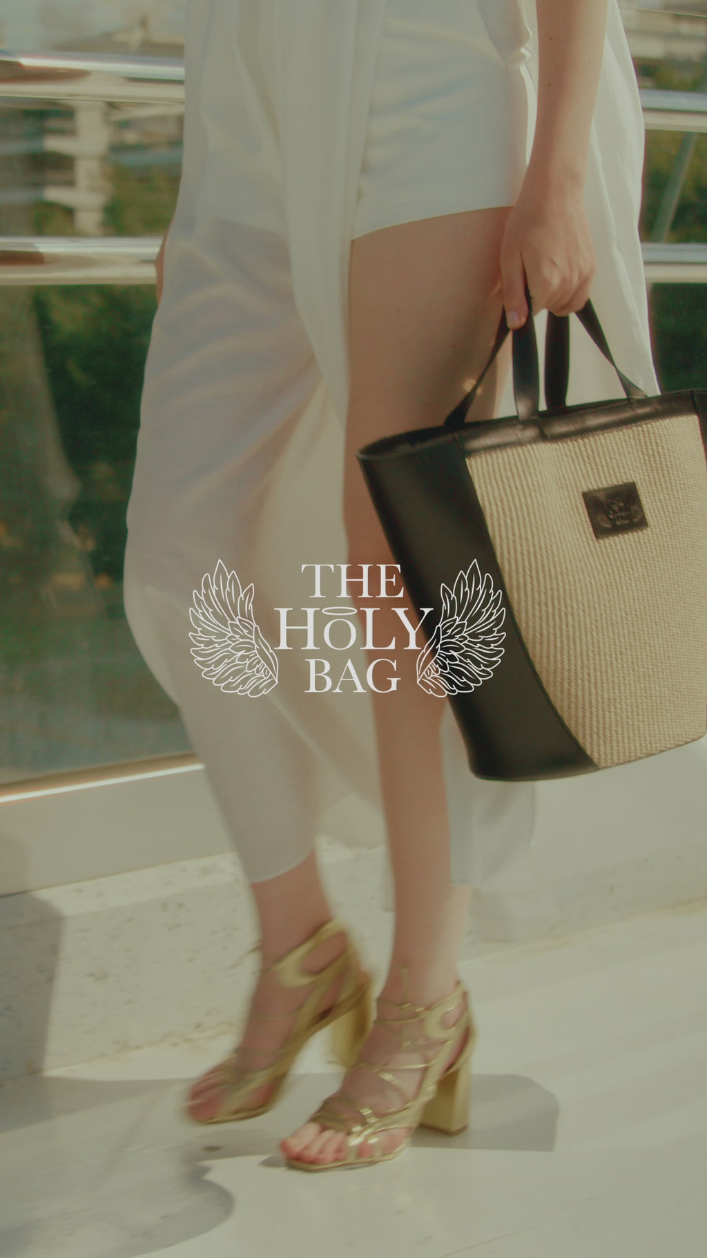 Τσάντα shopper με top handles, Rea