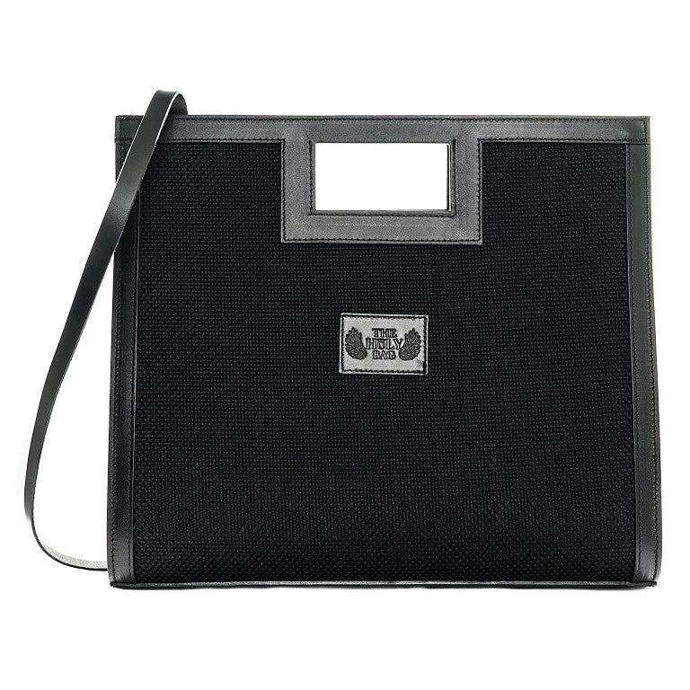 Tote bag trimmed with leather, Draco - The Holy Bag