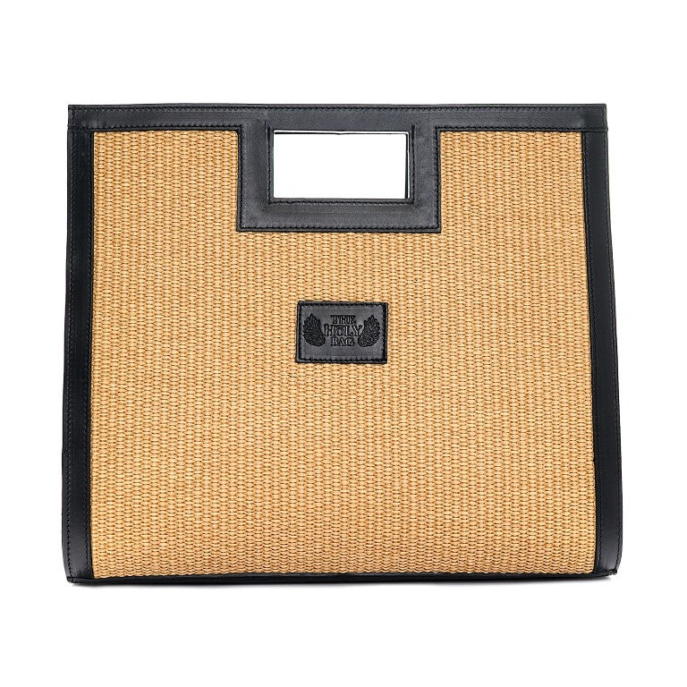 Tote bag trimmed with leather, Draco - The Holy Bag