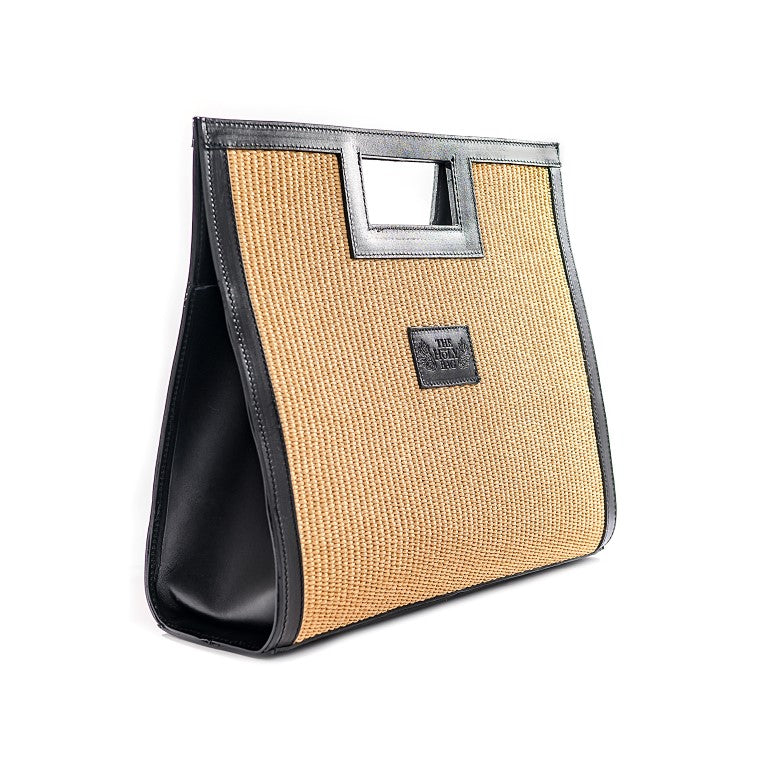 Tote bag trimmed with leather, Draco - The Holy Bag