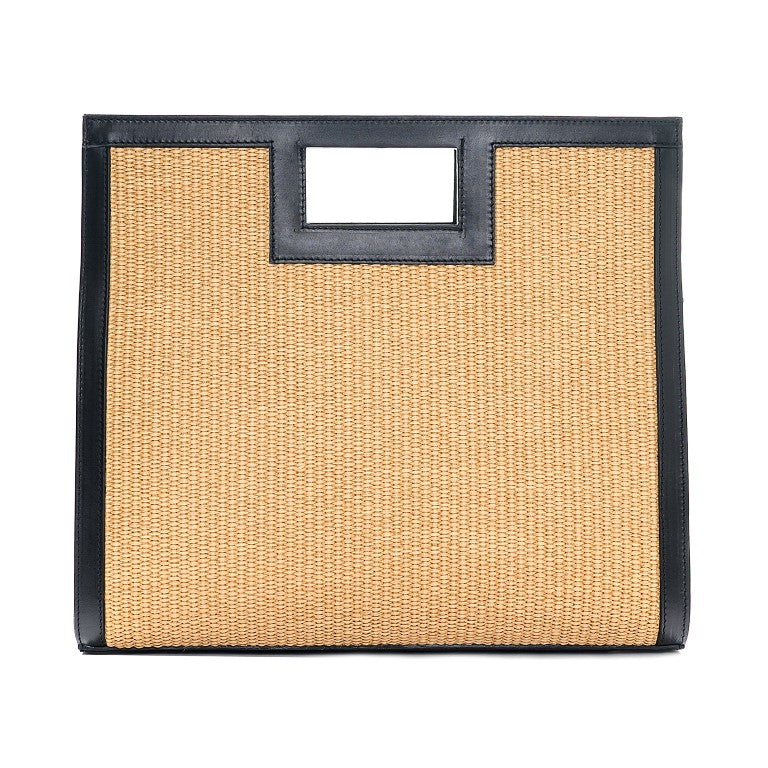 Tote bag trimmed with leather, Draco - The Holy Bag